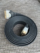 Scart to Scart  3 meter flat cable