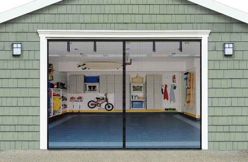 Magnetic garage door screen - magnetic,