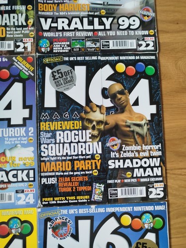 N64 magazine issue vintage - magazine, 25