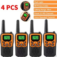 2/4x Handheld Walkie Talkie