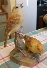 Royal Worcester Yellow Hammers Bird Figurine Bone China 1960s Model No3377