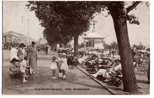 Westcliff sea the bandstand - on,