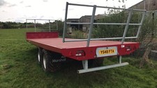 agriculture farming bale trailer marshall pallet 