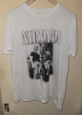 Nirvana T Shirt Size L 2016 Band Kurt Cobain Grunge Rock Metal Dave Grohl