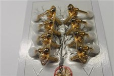 Ashbury AS-2036F Style Machine Heads, Gold for Mandolin