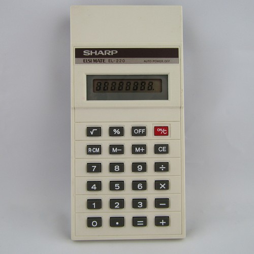 Sharp elsi mate 220 - elsi-mate, vintage
