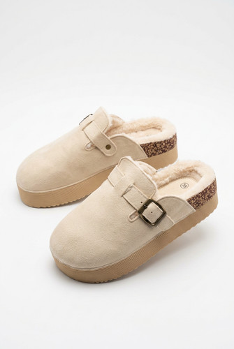 Women faux suede - faux, high