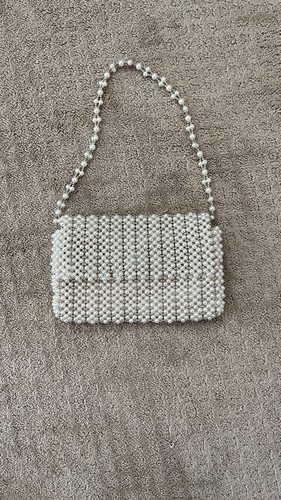 New zara crossbody bag pearl - new,