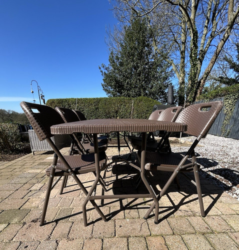 Seater outdoor rattan dining - seater,