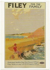 Postcard rail poster lner - rail,
