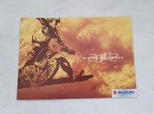 SUZUKI DIRT BIKES RANGE Motorcycle Sales Brochure 2002 #ABN5700182864