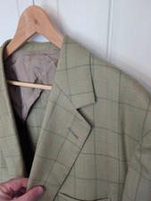 Davies & Son Savile Row (48L) BESPOKE Tweed Handmade Hand Sewn Jacket Exquisite 