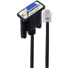 DB9 RS232 to RJ11 6P4C Serial Console Cable 1.8m