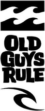 Old guys rule surfboard - rule,