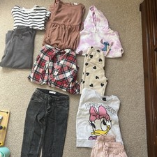 Zara Girls' Clothing Bundle Age 7-8, jumpsuit T-Shirt, Long Sleeve Jumper trous