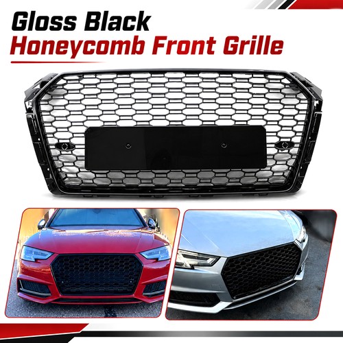 Gloss black rs4 look honeycomb - gloss,
