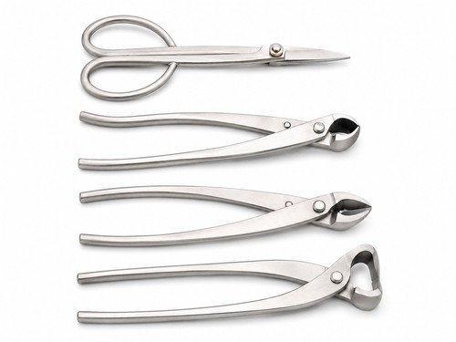 Bonsai tool set 4pc stainless - bonsai,