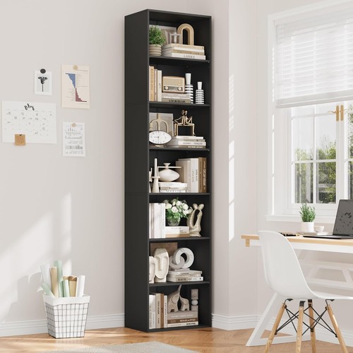 Tier bookcase with shelving - 7,