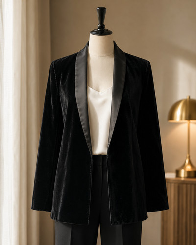 Zara woman black - black, tuxedo