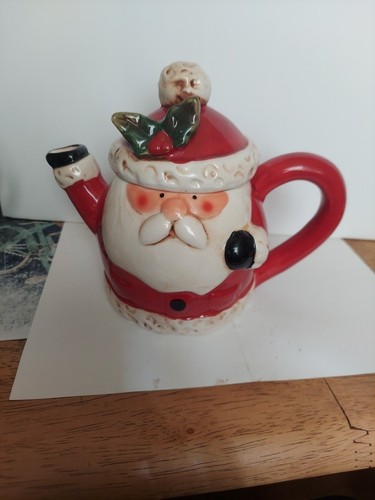 Jolly santa tea pot - tea,