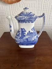 Spode Blue Italian Coffee Pot