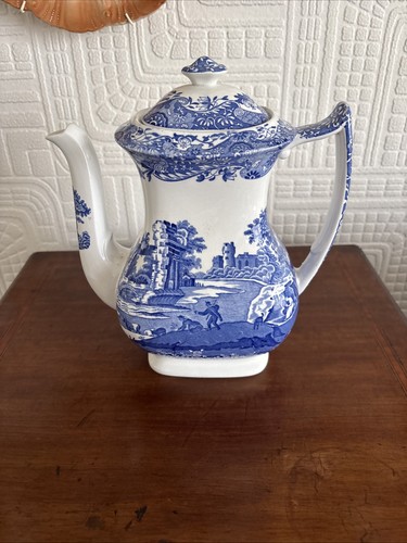 Spode blue italian - coffee, pot