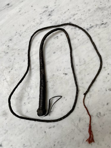 Vintage 206cm black leather - vintage,