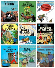 Tintin poster many - -,