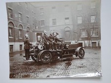 Petrol Fire Engine Southwark Fire Station 1900s Large Photo