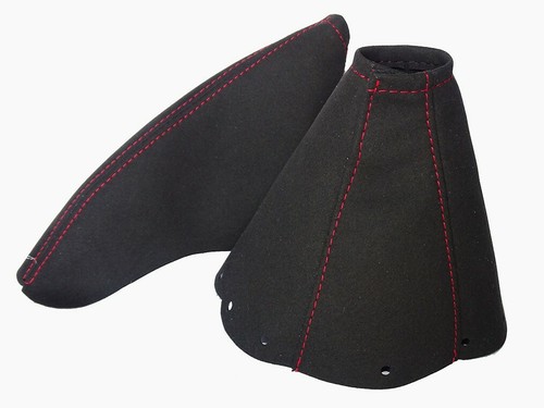 Black faux suede gear - black,
