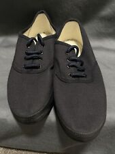 Black Lace-up canvas shoes plimsolls Tai-chi pumps Adult Size 3. Fancy dress