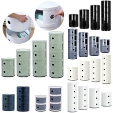 Round Drawers Storage Unit ABS
