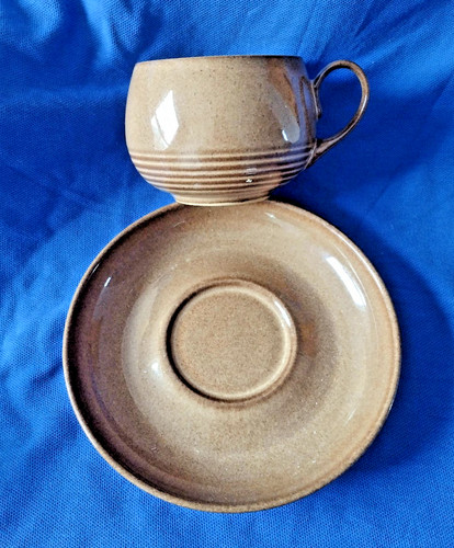 Denby pampas cup and saucer - cup,