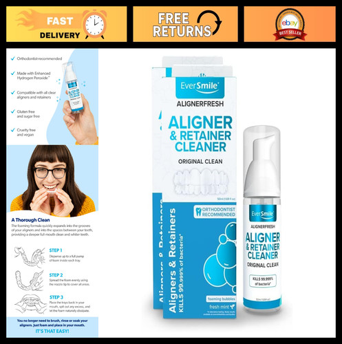 Aligner cleaner foam for - cleaner,
