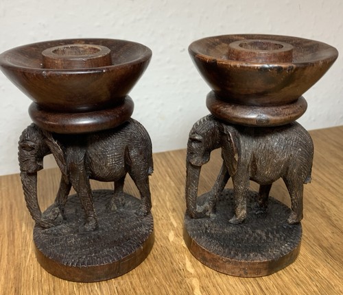 Vtg hardwood hand - , carved