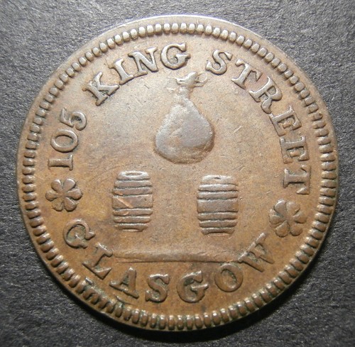 Farthing token 18th century - ,