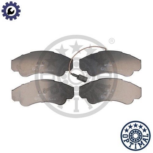 Brake pad set - pad,
