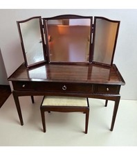 Stag Minstrel 3 Drawer Dressing Table/console table stool mirror 