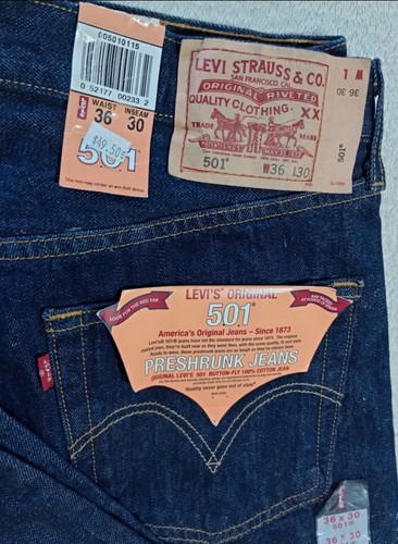 Levi 501 preshrunk jeans - preshrunk,