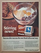 Stork Margarine Original UK Press Advert 1969
