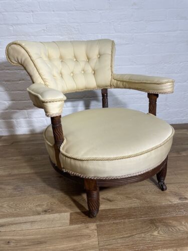 Antique victorian tub chair - antique,