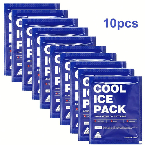 10pcs reusable ice packs - 10pcs,