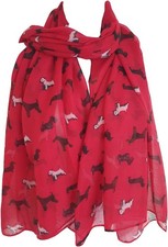 Poodle Print Scarf Dogs Fancy