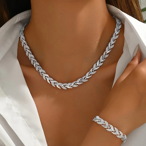 Rhinestone pave jewelry gift - rhinestone,