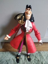 Disney Captain Hook Peter Pan Articulated Action Figure Rare 1999
