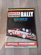 Mintex International Rally Programme February 21st/23rd 1981