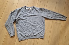 Sunspel Mens Grey Loopback Sweater  Size Large L