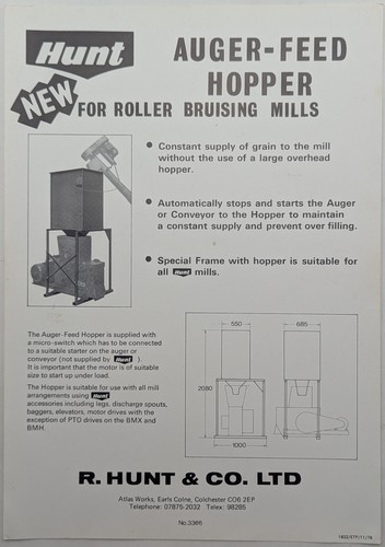Original hunt auger feed - original,