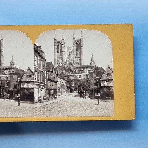 Lincoln stereoview c1870 - lincoln, real