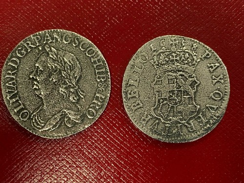 Oliver cromwell shilling 1658 - oliver,